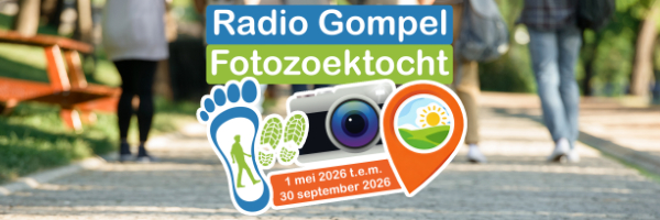 Radio Gompel Fotozoektocht 2026 logo