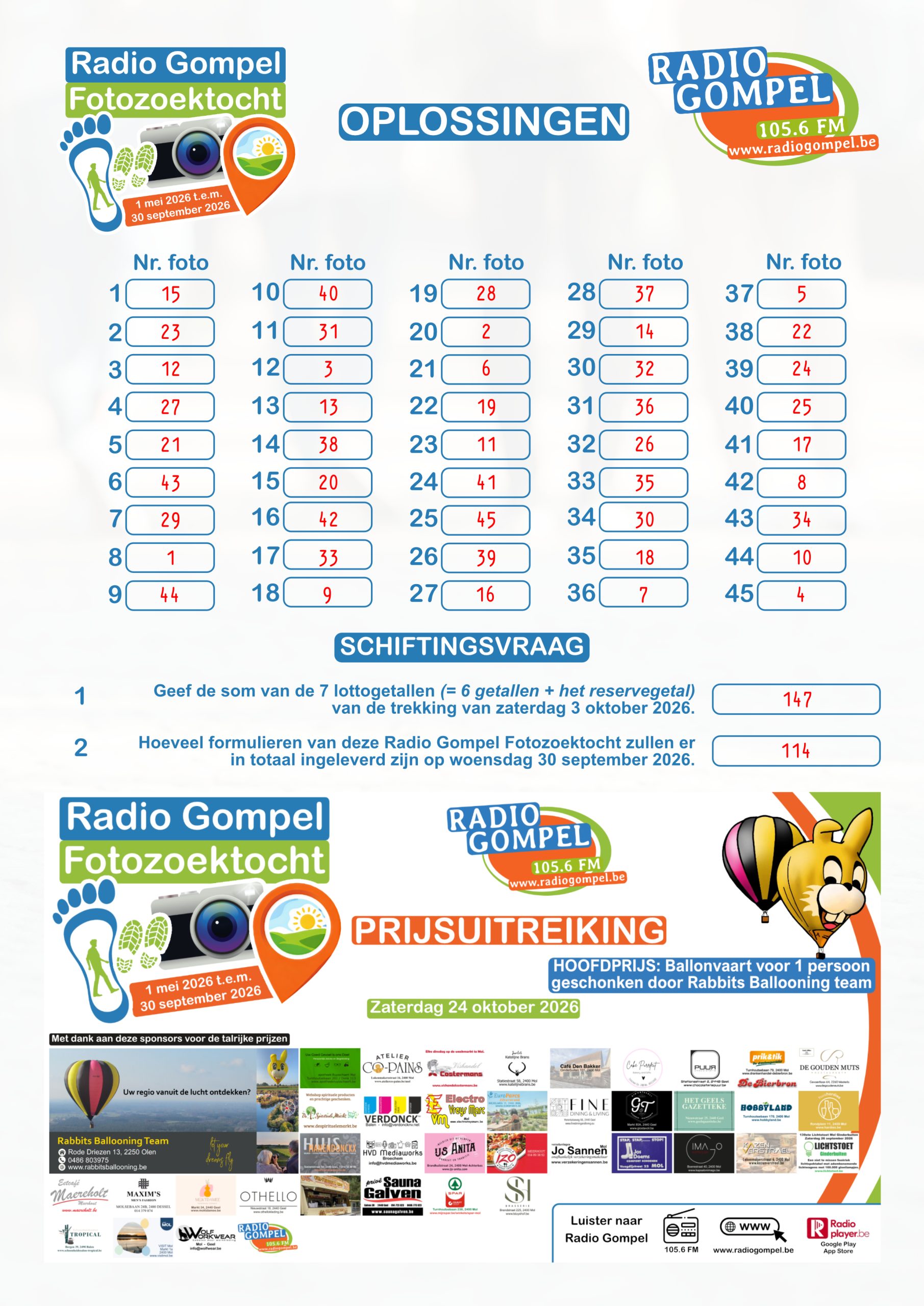 Radio Gompel Fotozoektocht 2026